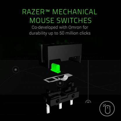 ماوس الألعاب السلكي Razer Mamba Elite: مستشعر بصري 16,000 نقطة في البوصة - إضاءة Chroma RGB - 9 أزرار قابلة للبرمجة - مفاتيح ميكانيكية