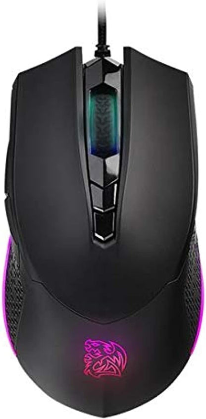 ماوس الألعاب السلكي من ثيرمال تيك Tt eSPORTS Iris M50 RGB 16000 نقطة لكل بوصة بصري EMO-IMF-WDOOBK-01