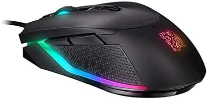 ماوس الألعاب السلكي من ثيرمال تيك Tt eSPORTS Iris M50 RGB 16000 نقطة لكل بوصة بصري EMO-IMF-WDOOBK-01