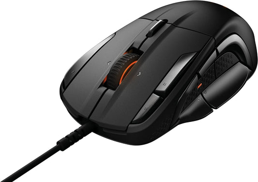 ماوس الألعاب SteelSeries Rival 500، 16000 نقطة في البوصة، أسود