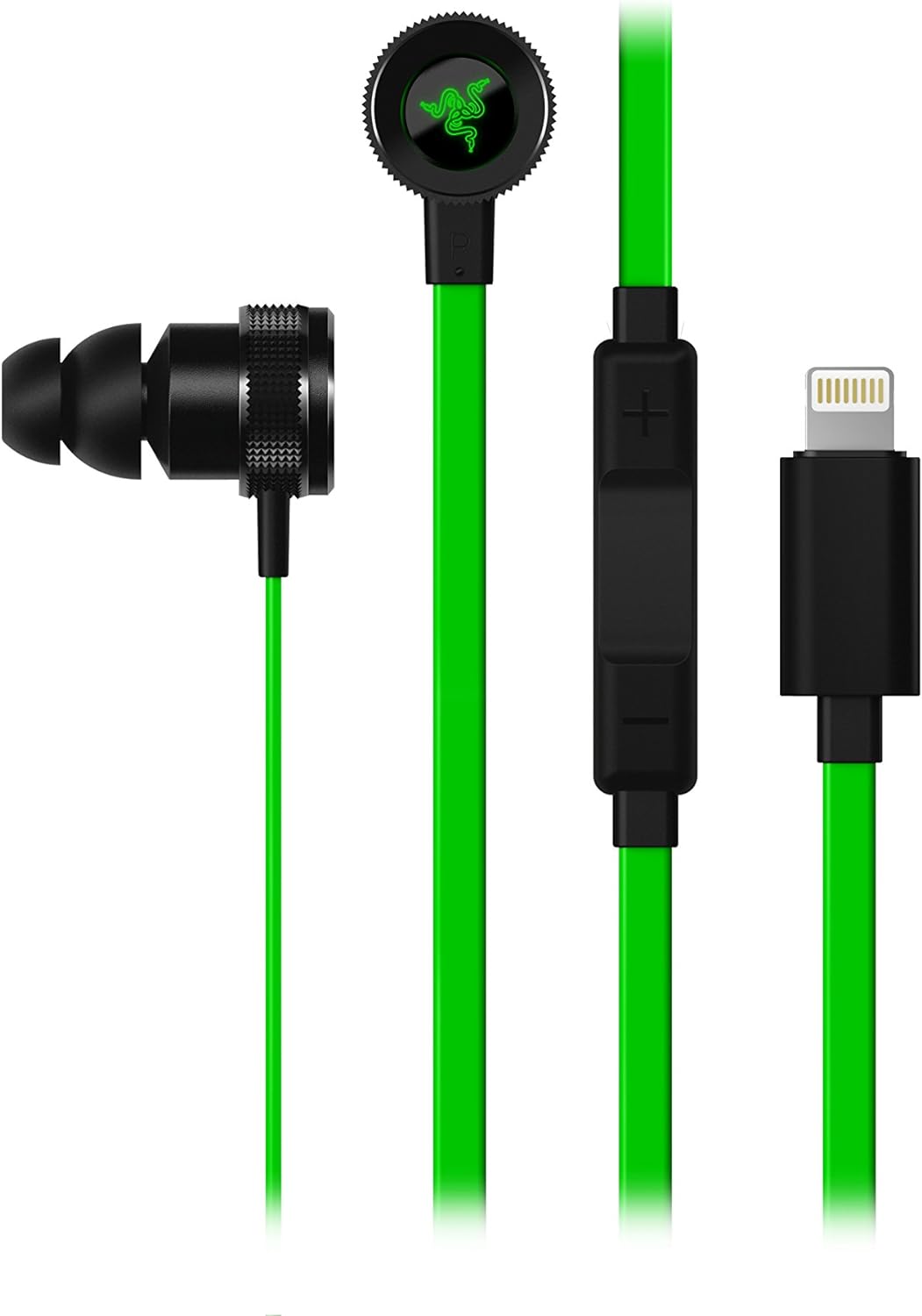 سماعات Razer Hammerhead للأذن لأجهزة iOS - خضراء