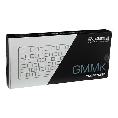 لوحة مفاتيح Glorious Gaming GMMK Compact - إصدار White Ice