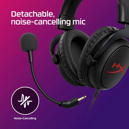 HyperX - سماعة رأس Cloud Core Wired DTS: سماعة رأس X للألعاب للكمبيوتر الشخصي وXbox X|S وXbox One - أسود