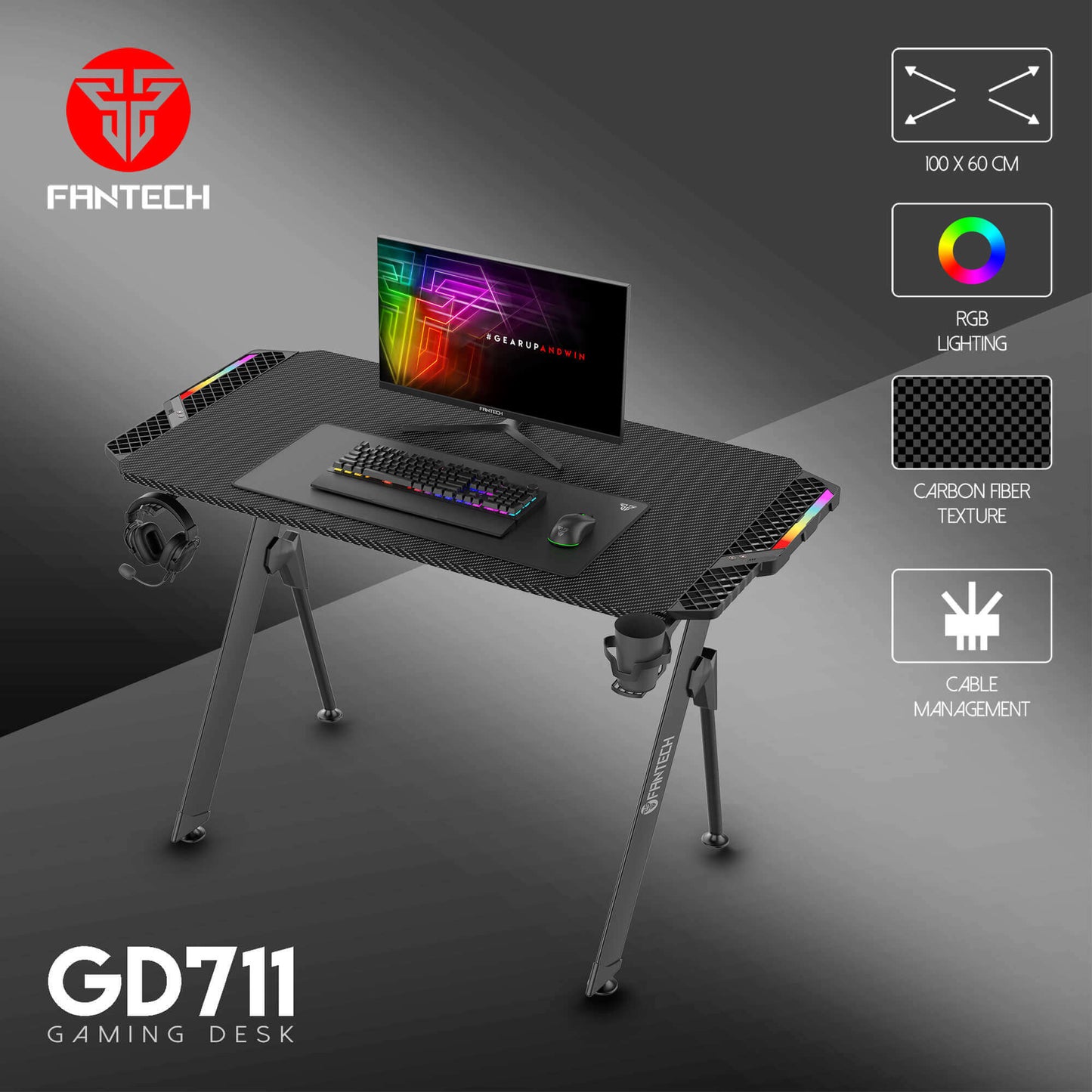 مكتب الألعاب FANTECH GD711 GT6