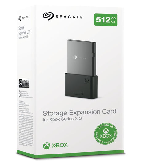 بطاقة توسيع التخزين Seagate لجهاز Xbox Series XS محرك أقراص الحالة الصلبة سعة 1 تيرابايت - NVMe Expansion SSD، استئناف سريع، التوصيل والتشغيل،