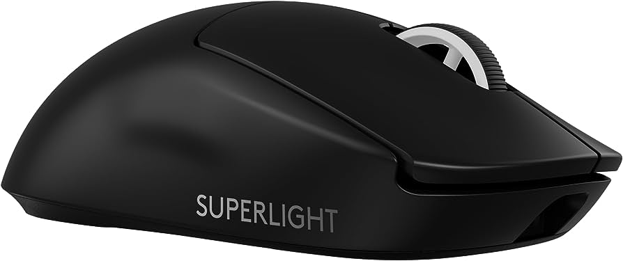 ماوس الألعاب اللاسلكي Logitech G PRO X SUPERLIGHT 2 LIGHTSPEED، استطلاع 4K، خفيف الوزن، مفاتيح هجينة LIGHTFORCE، مستشعر HERO 2، 32000 نقطة في البوصة، 5 أزرار قابلة للبرمجة، شحن USB-C، الكمبيوتر الشخصي وماك - أبيض