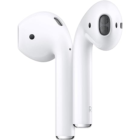 سماعات أذن لاسلكية Apple AirPods (الجيل الثاني) مع علبة شحن Lightning