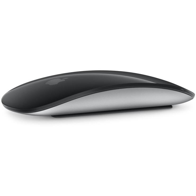 Apple Magic Mouse - أسود، سطح متعدد اللمس